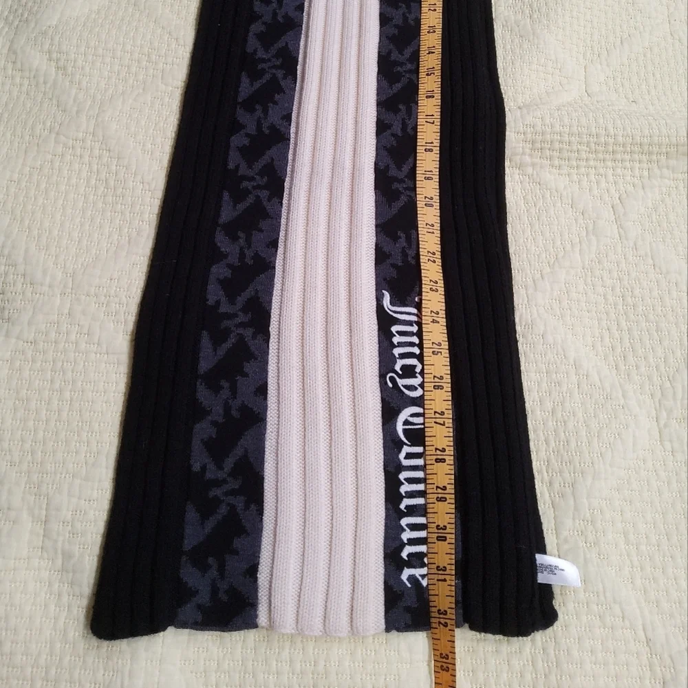 Juicy Couture Wool Knit Scarf